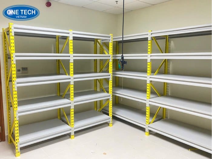 Kệ kho trung tải phối màu