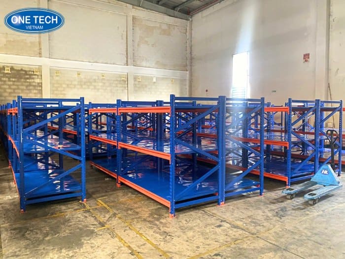 Kệ trung tải 500kg/tầng cho kho vừa