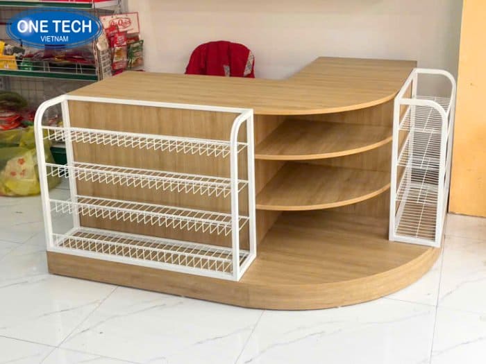 Quầy thanh toán bằng gỗ TPHCM