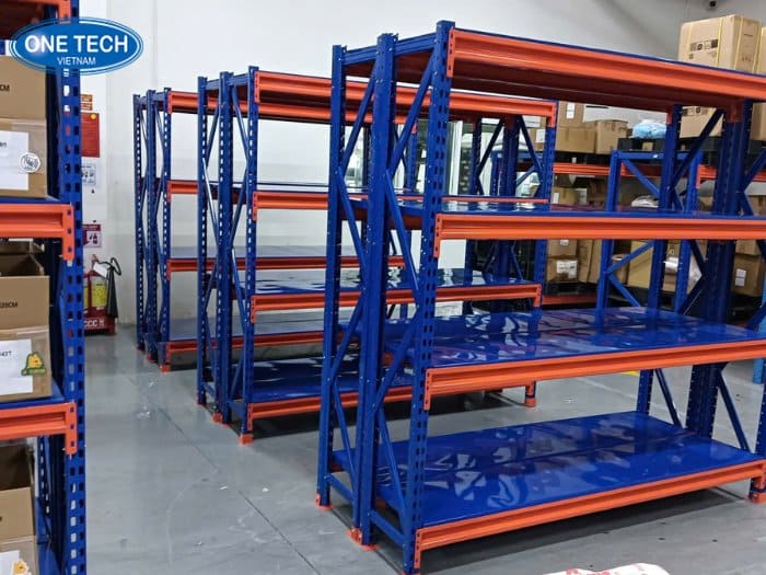 Kệ màu xanh cam phổ biến