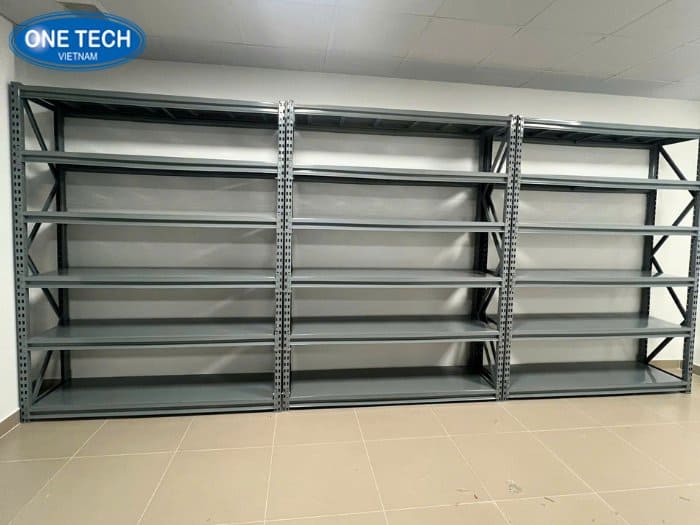 Kệ trung tải màu ghi/màu xám