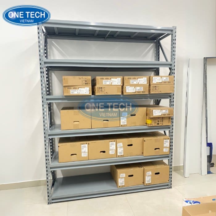 Kích thước tiêu chuẩn kệ màu ghi hạng trung