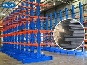 Mẫu kệ để tấm thép lưu trữ an toàn
