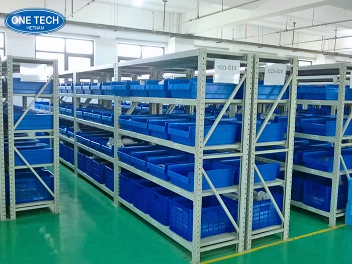 Mẫu kệ để linh kiện điện tử được sử dụng phổ biến