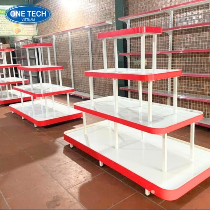 Đặc điểm nổi bật của kệ trưng bày hình chữ nhật