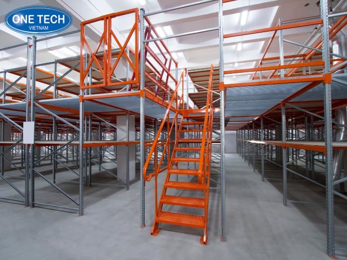 Kệ Sàn Mezzanine tạo thêm tầng lửng trong kho