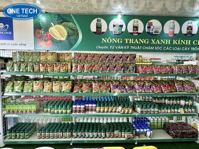 Kệ siêu thị lý tưởng trưng bày thuốc BVTV