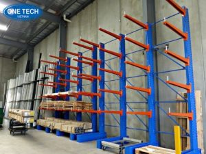 Kệ tay đỡ cho kho công nghiệp ngành sắt thép
