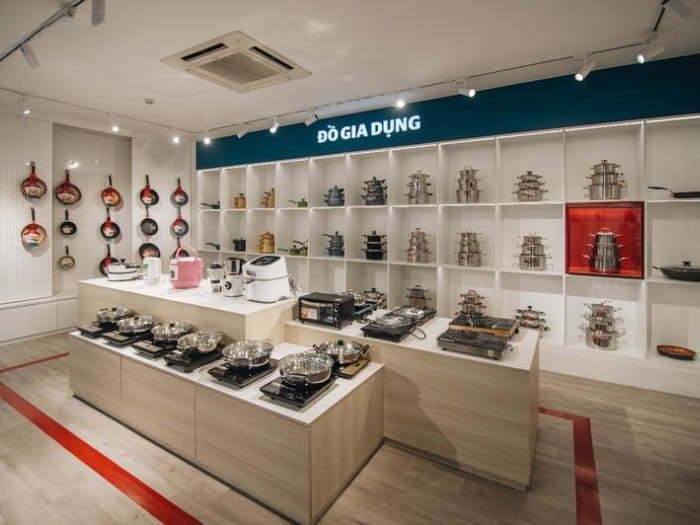 Kinh nghiệm thiết kế cửa hàng bán đồ gia dụng hiệu quả