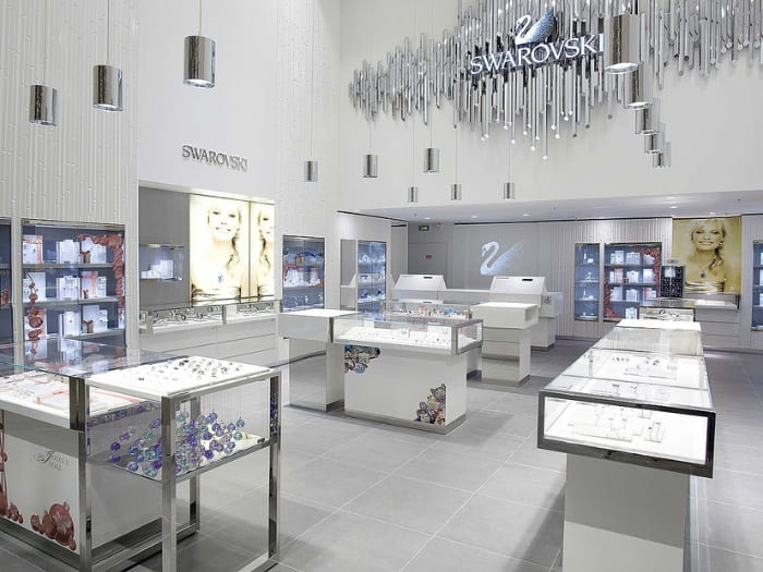 Mẫu thiết kế cửa hàng trang sức phong cách nghệ thuật