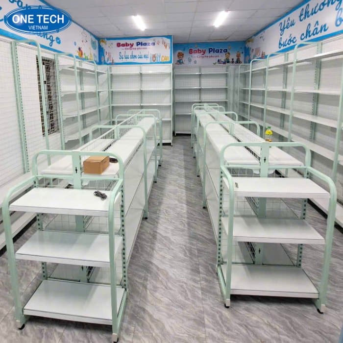 One Tech Group - Sản xuất kệ siêu thị 15 năm kinh nghiệm