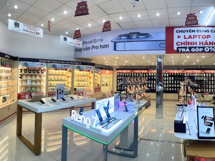 Phong cách thiết kế cửa hàng bán điện thoại hiện đại