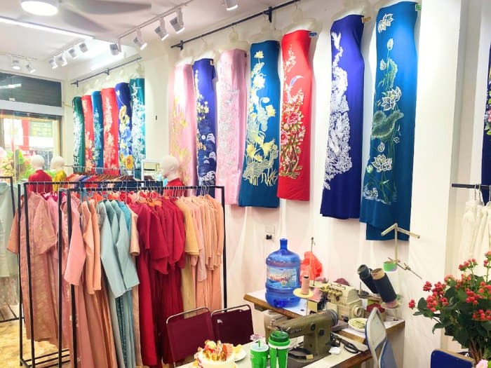 Quy trình thiết kế cửa hàng bán áo dài chuyên nghiệp