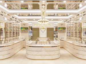 Quy trình thiết kế cửa hàng trang sức chuyên nghiệp