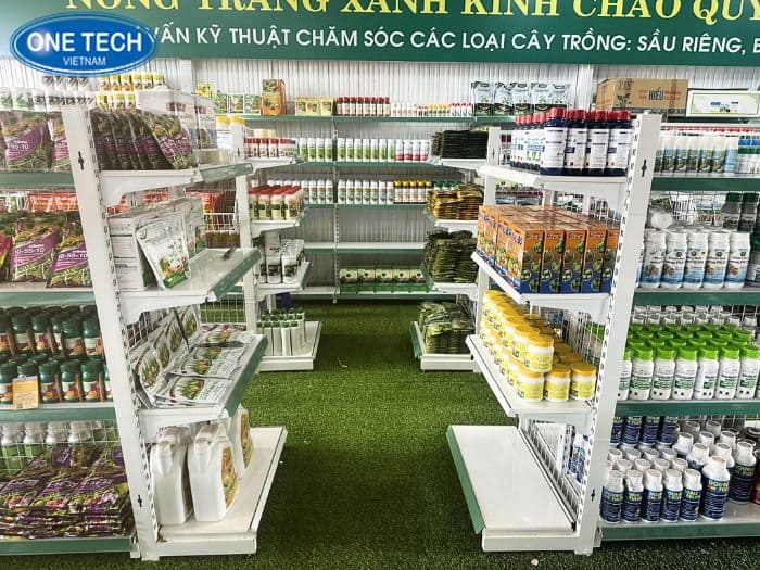 Đầu kệ siêu thị trưng bày thuốc bvtv