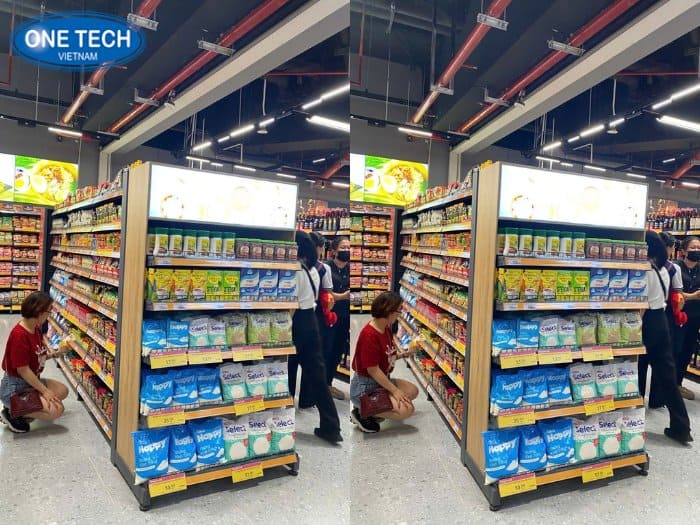 Dự án kệ siêu thị cho Vincom Mega Mall 01