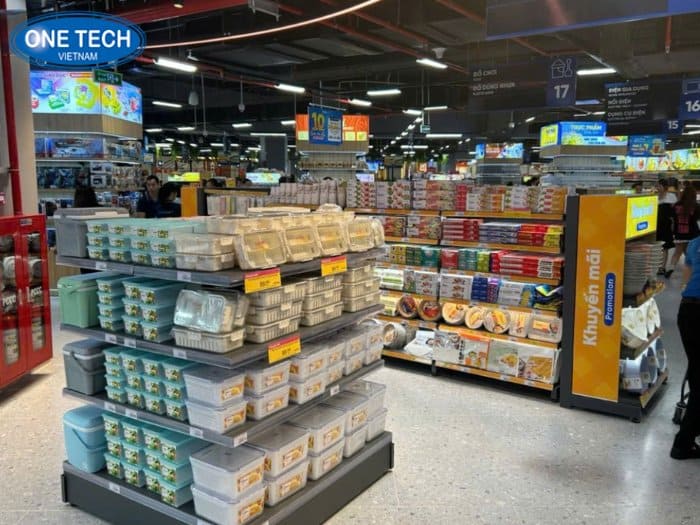 Dự án kệ siêu thị cho Vincom Mega Mall 03