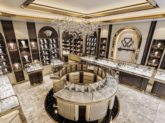 Gợi ý các mẫu thiết cho cho cửa hàng bán trang sức