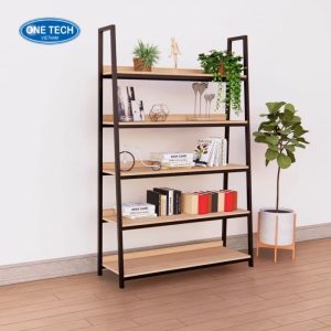 Kệ bậc thang 5 tầng màu đen