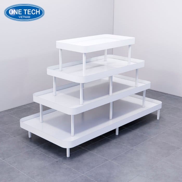 Kệ được làm từ chất liệu kim loại