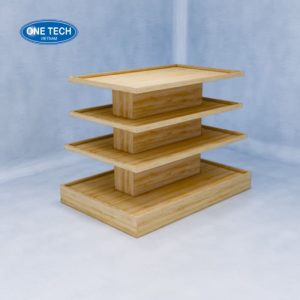 Kệ trưng bày hình vuông 4 tầng