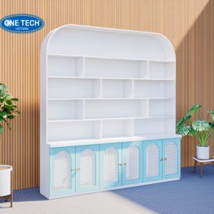 Kệ trưng bày góc bo tròn