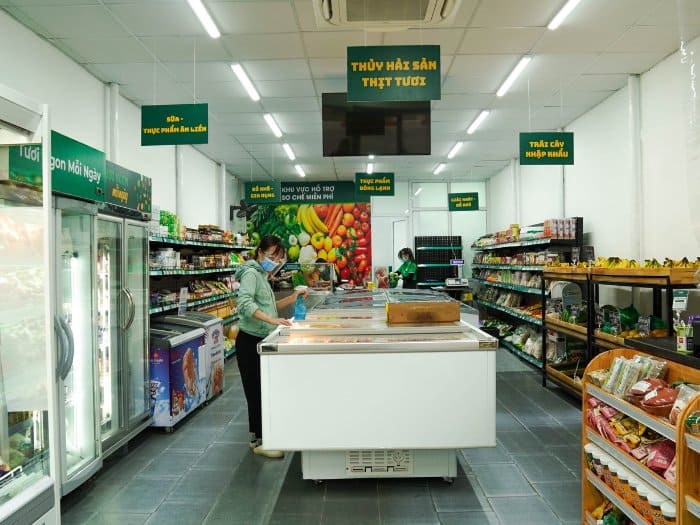 Lưu ý khi thiết kế cửa hàng thực phẩm