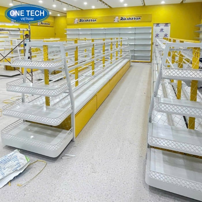 Mẫu trưng bày cho cửa hàng bánh kẹo đồ ăn vặt 06