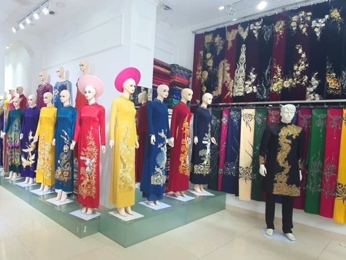 Mẫu thiết kế shop áo dài 02