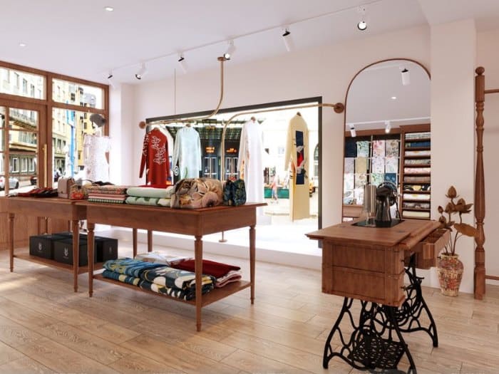Mẫu thiết kế shop áo dài 05