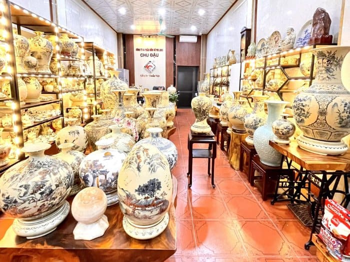 Mẫu thiết kế cửa hàng kinh doanh gốm sứ 17