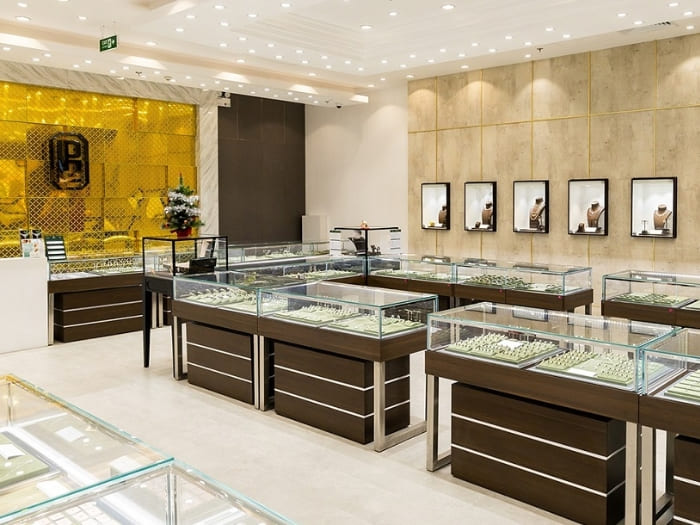 Mẫu thiết kế cửa hàng bán trang sức 06