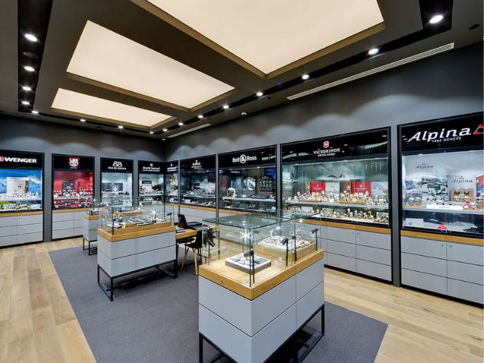 Mẫu thiết kế cửa hàng bán trang sức 08