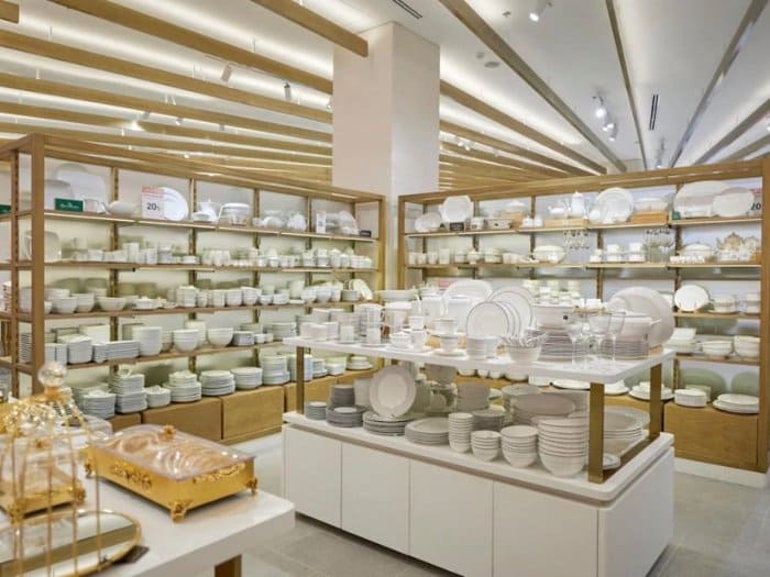 Mẫu thiết kế cửa hàng đồ gốm 05