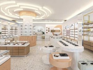 Mẫu thiết kế cửa hàng bán mắt kính 19