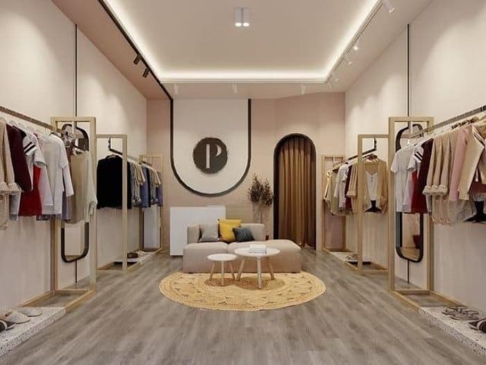 Mẫu thiết kế cửa hàng thời trang 05