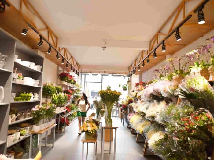 Mẫu thiết kế cửa hàng hoa tươi 09