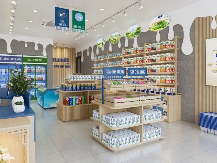 Mẫu thiết kế cửa hàng bỉm sữa 19
