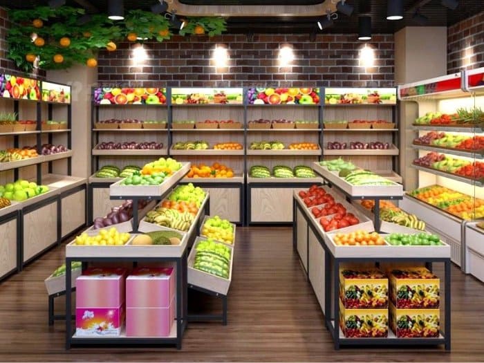 Mẫu thiết kế cửa hàng thực phẩm 06