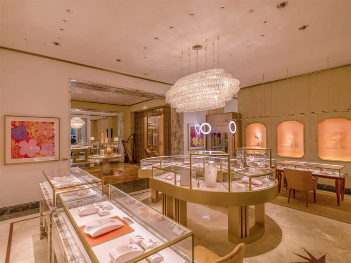 Mẫu thiết kế cửa hàng kinh doanh trang sức 04