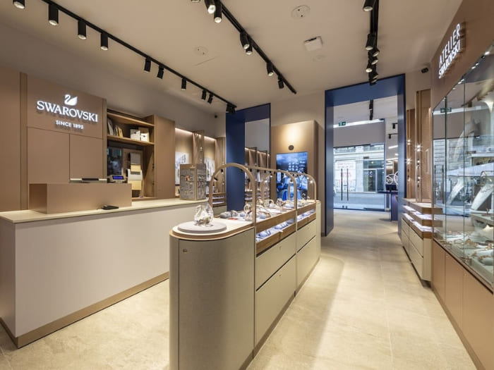 Mẫu thiết kế cửa hàng kinh doanh trang sức 05