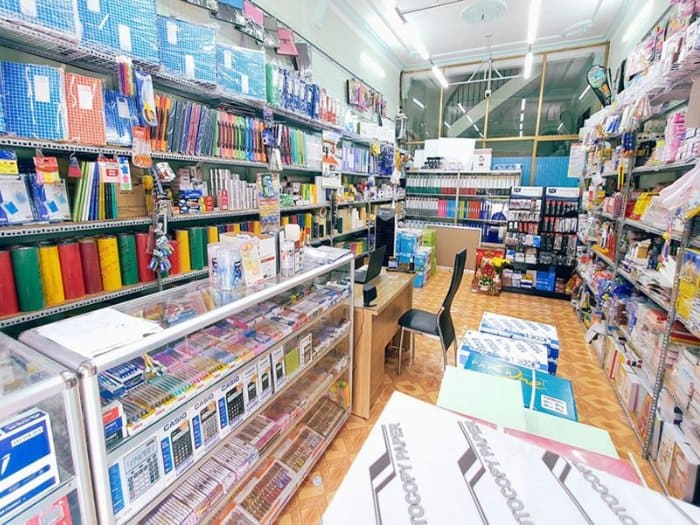 Mẫu thiết kế cửa hàng văn phòng phẩm 08