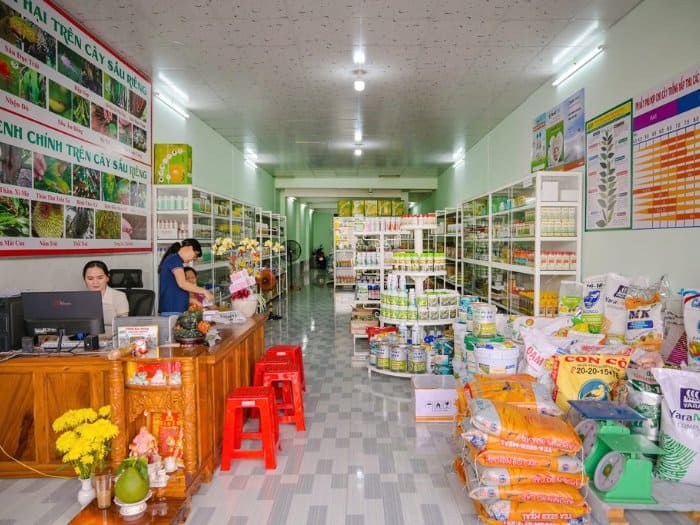 Thiết kế cửa hàng bán vật tư nông nghiệp đơn giản chuyên nghiệp
