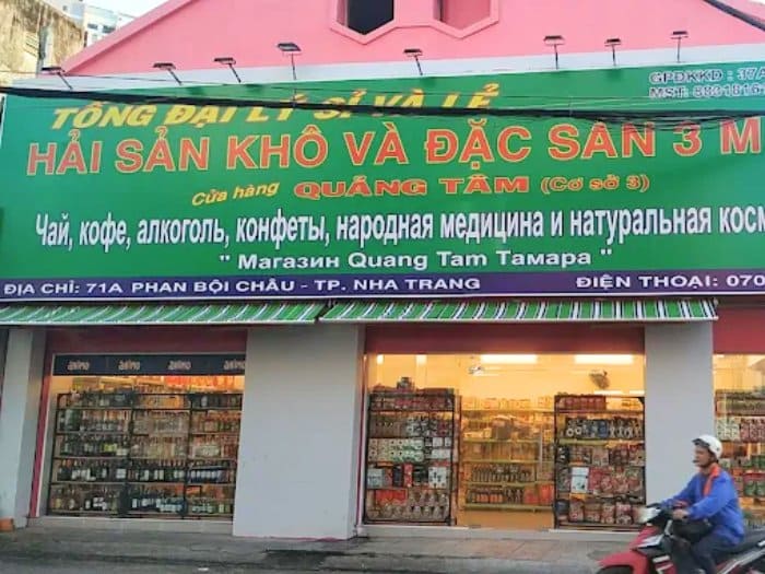 Đặc Sản Nha Trang Quảng Tâm, chuyên bán hải sản khô