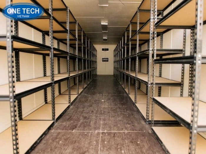 Kệ V cài linh hoạt điều chỉnh trong container