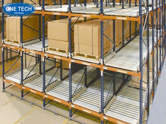 Kệ con lăn giảm chi phí nhân công, an toàn khi sử dụng