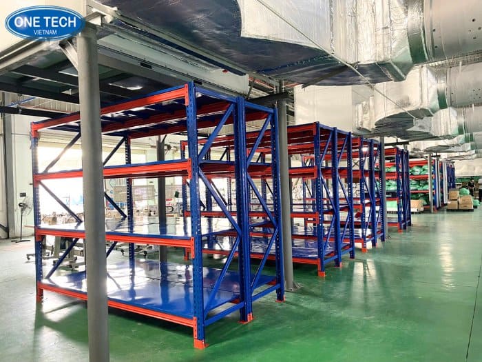 Kệ trung tải 500kg/tầng cho kho FMCG