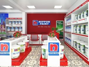 Thiết kế cửa hàng sơn chuyên nghiệp Nippon