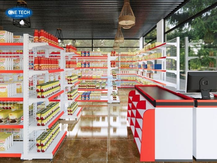 Thiết kế vị trí quầy thu ngân