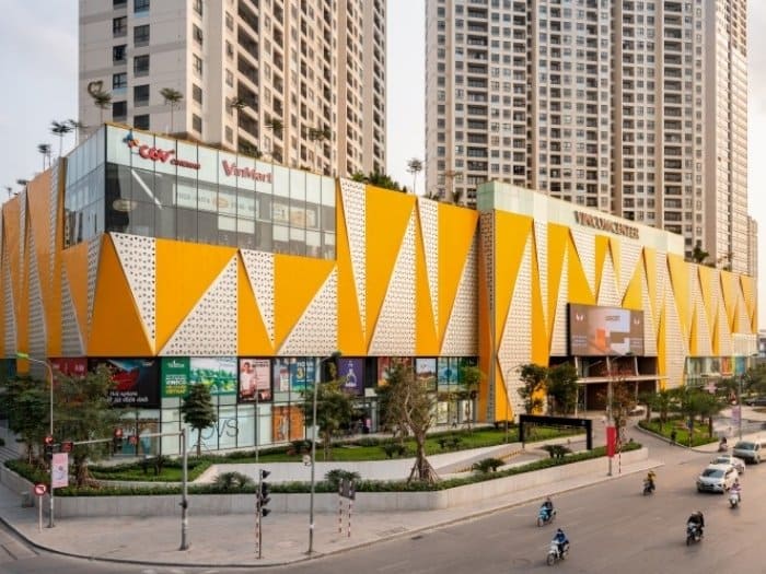 Vincom Center Trần Duy Hưng – Thiết kế độc đáo lấy cảm hứng ruộng bậc thang